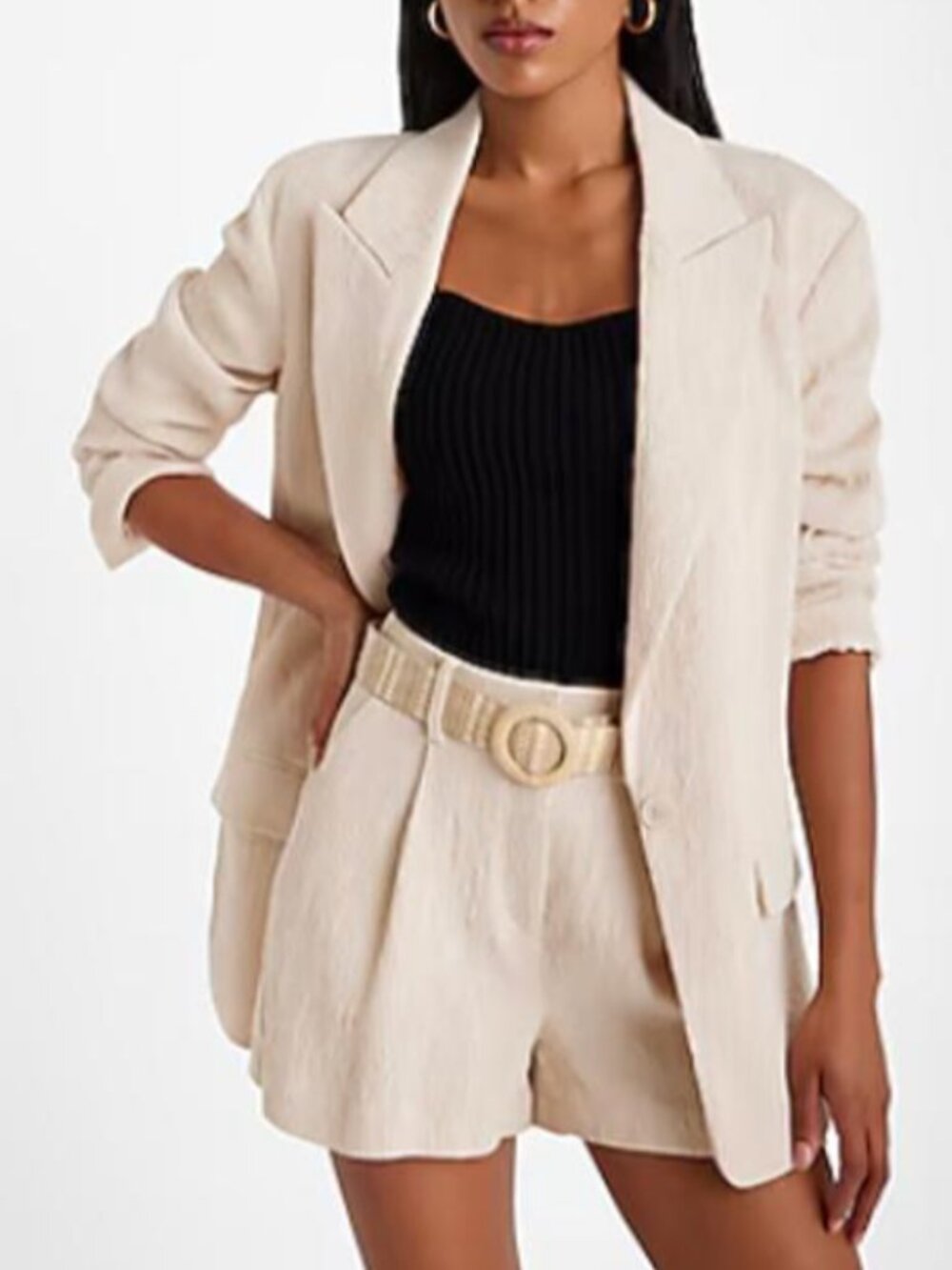 Textured Cream Blazer NWT